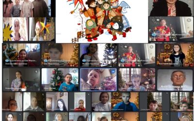 На уроках «Музичного мистецтва», разом з учителем Череватенко В.В., учні 4-7 класів готувалися до свята Коляди!