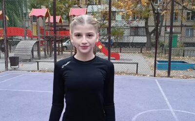 Вітаємо переможницю у зональному етапі змагань стрибків зі скакалкою Михайличенко Аміну (7-а)