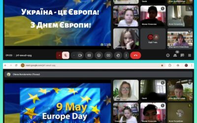 Ранкова зустріч у 4-Б класі була присвячена святу   Дню Європи, який Україна святкує 9 травня.  Вітаємо всіх зі святом!