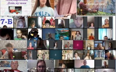 У нашій школі відбувся тематичний урок музичного мистецтва, присвячений Міжнародному дню музики, Дню захисників і захисниць України та Дню українського козацтва.